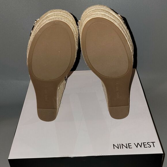 Nine West Adell 3 Women's Size 10M Snake Espadrille Sandals New with Box!!! - Picture 7 of 9